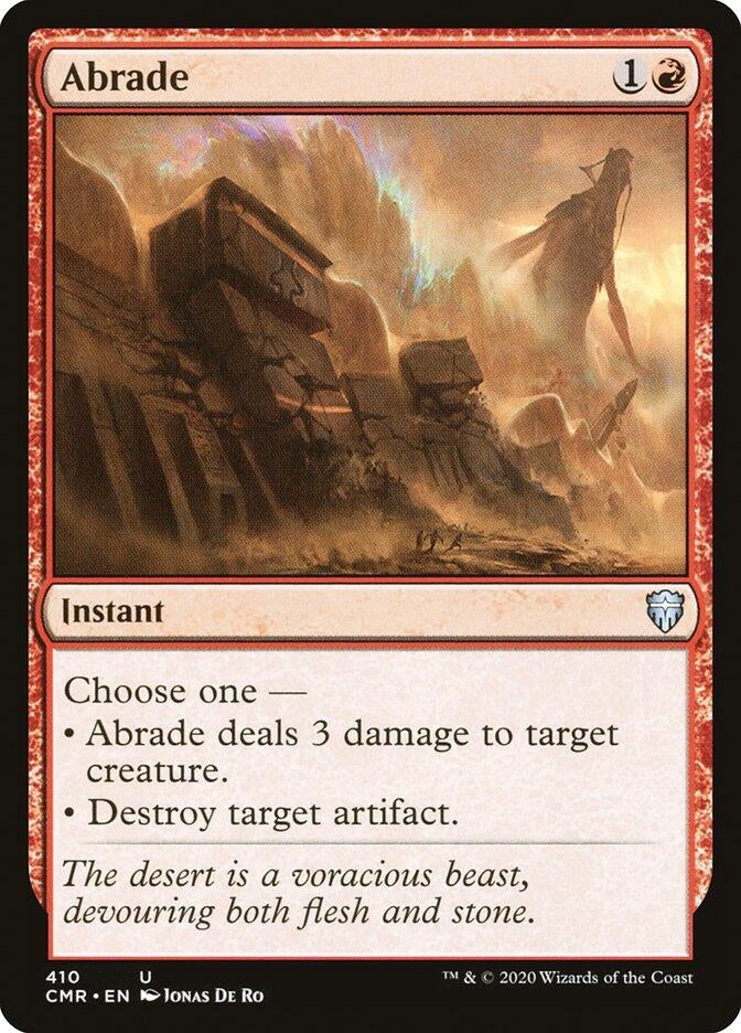 Image for Abrade (410) [Commander Legends] - Magic: The Gathering