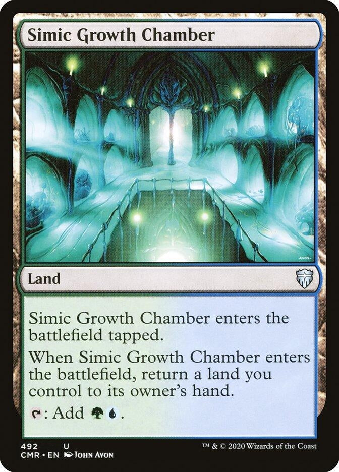 Image for Simic Growth Chamber (492) [Commander Legends] - Magic: The Gathering