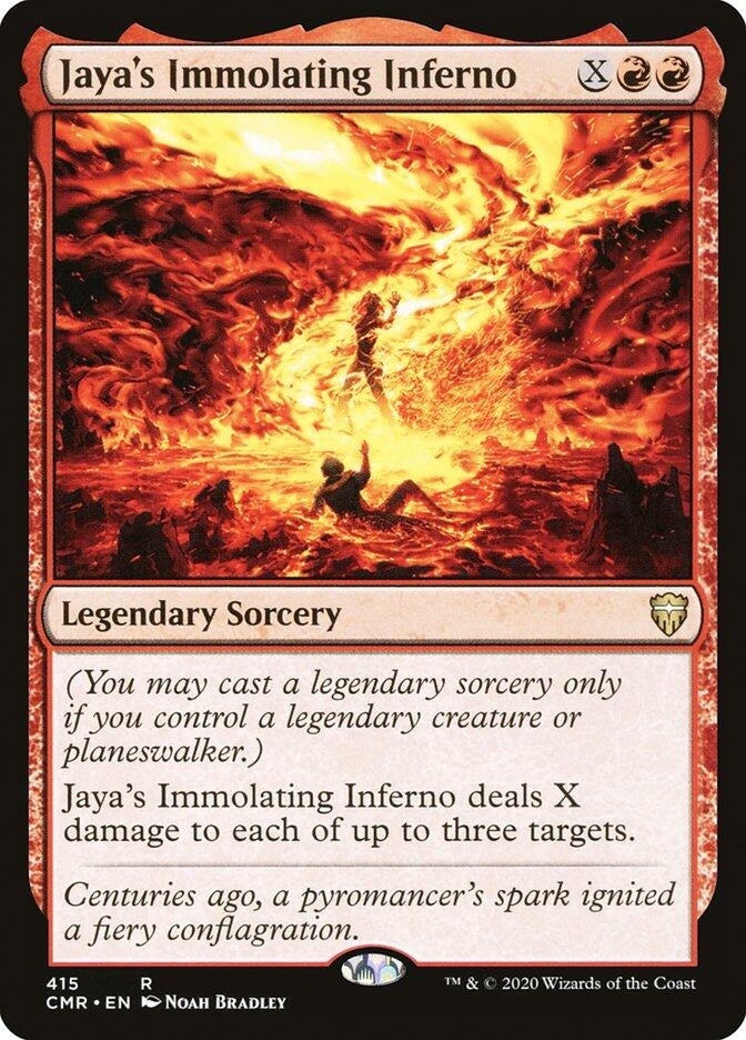 Image for Jaya's Immolating Inferno (415) [Commander Legends] - Magic: The Gathering