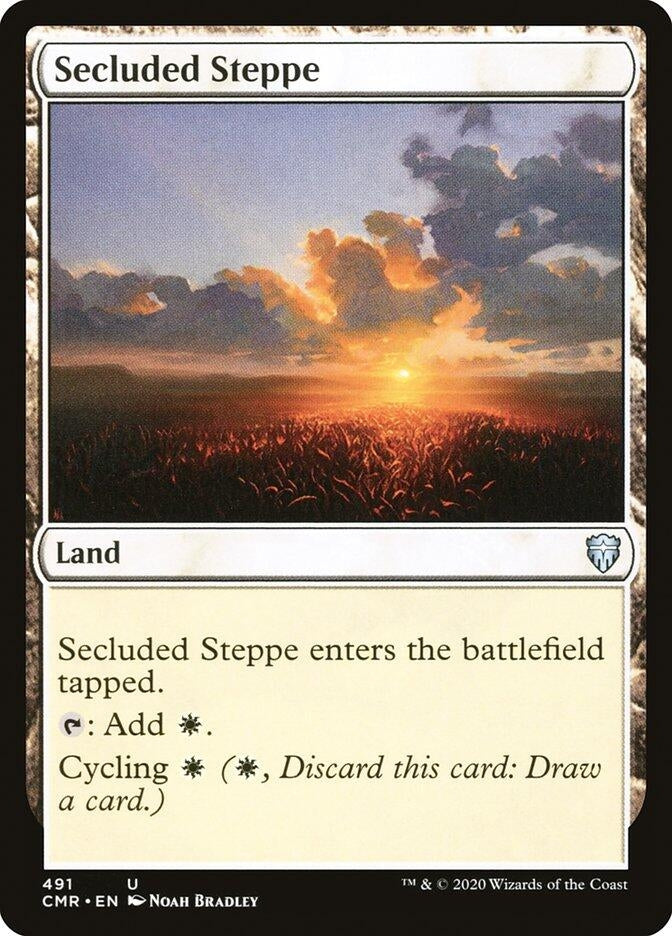 Image for Secluded Steppe (491) [Commander Legends] - Magic: The Gathering