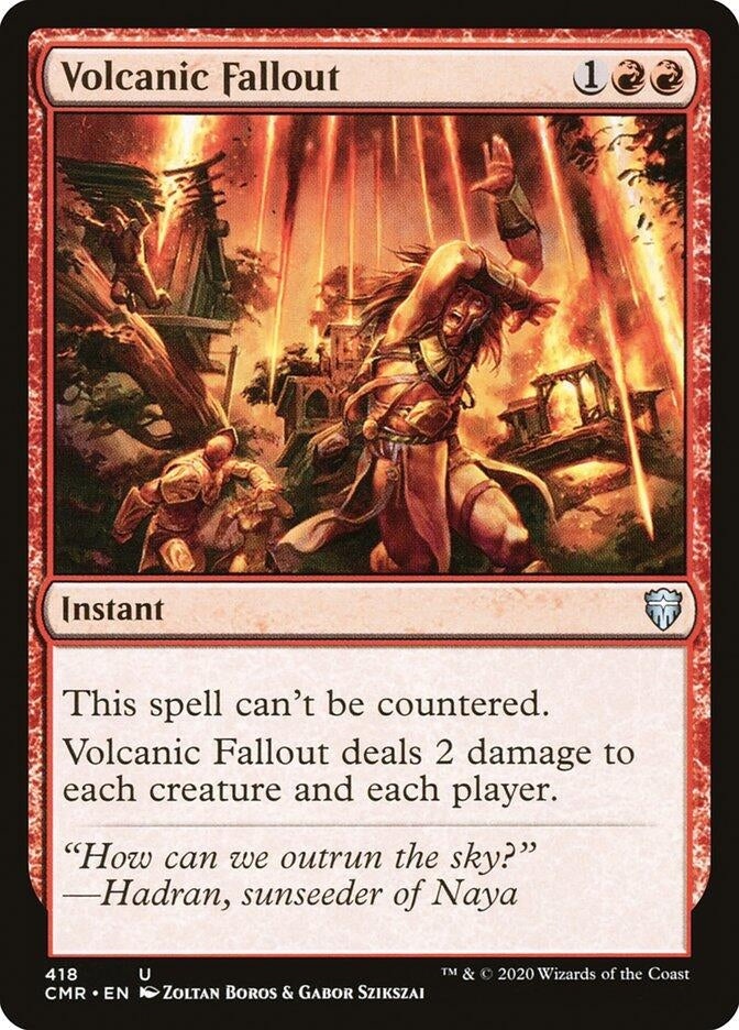 Image for Volcanic Fallout (418) [Commander Legends] - Magic: The Gathering