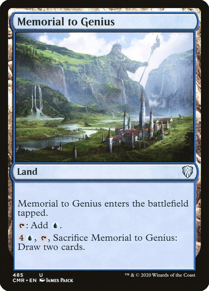 Image for Memorial to Genius (485) [Commander Legends] - Magic: The Gathering