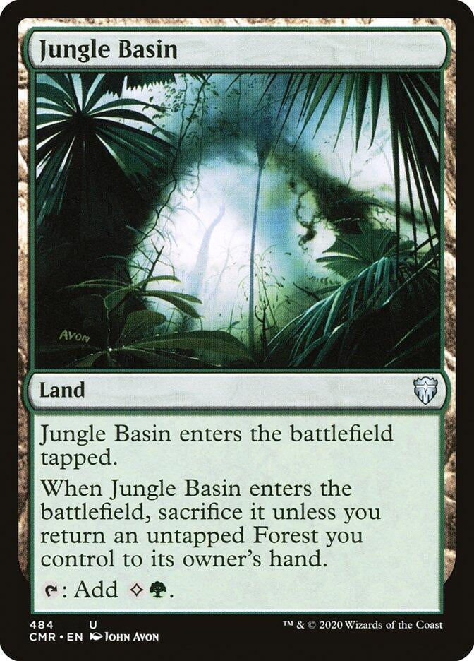 Image for Jungle Basin (484) [Commander Legends] - Magic: The Gathering
