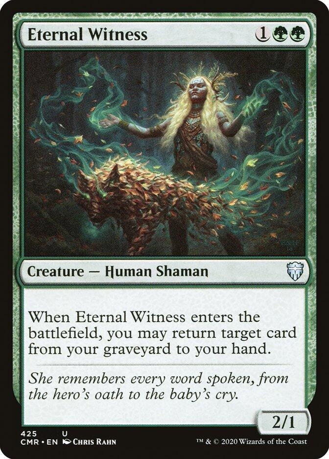 Image for Eternal Witness (425) [Commander Legends] - Magic: The Gathering