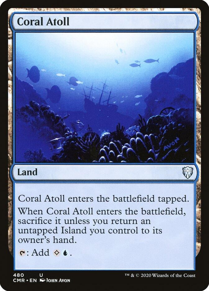 Image for Coral Atoll (480) [Commander Legends] - Magic: The Gathering
