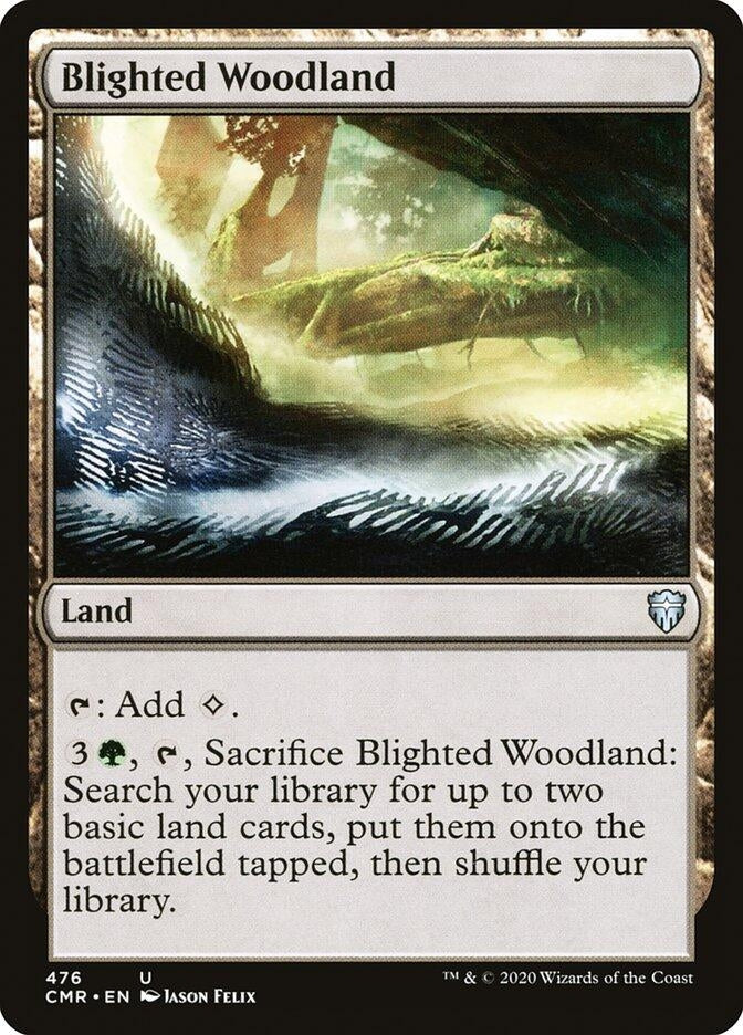 Image for Blighted Woodland (476) [Commander Legends] - Magic: The Gathering