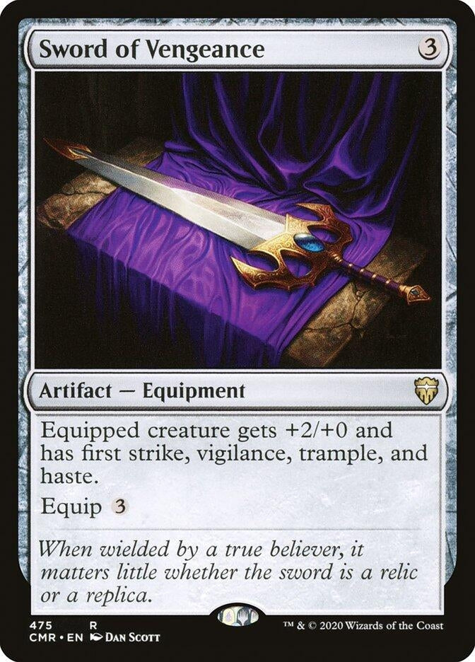 Image for Sword of Vengeance (475) [Commander Legends] - Magic: The Gathering