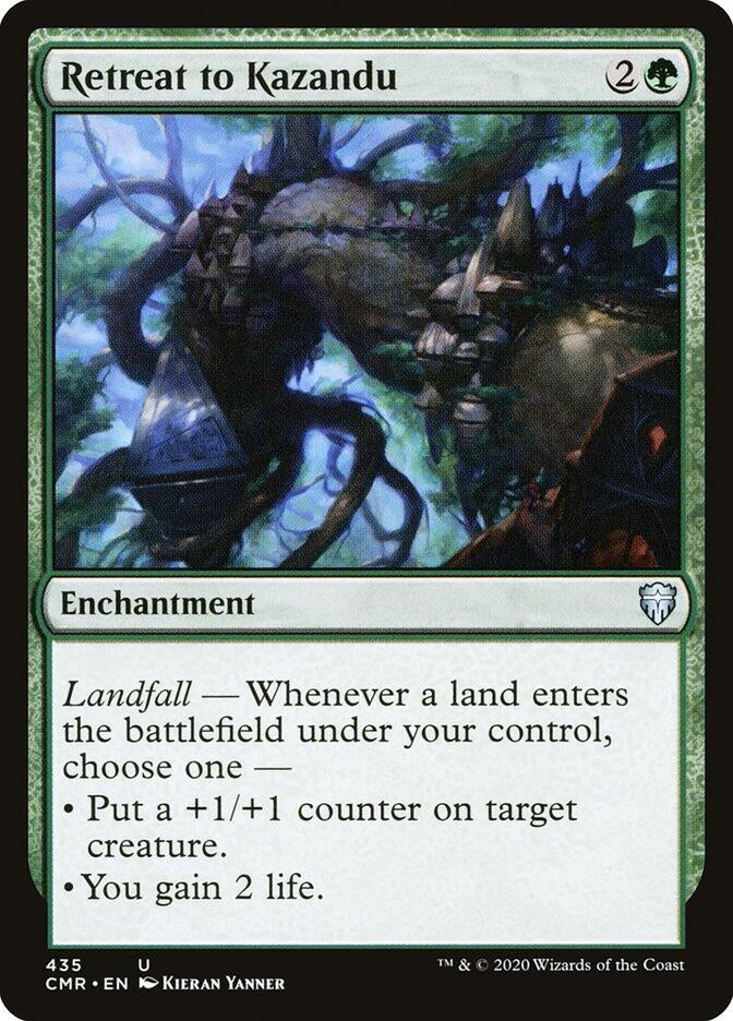 Image for Retreat to Kazandu (435) [Commander Legends] - Magic: The Gathering