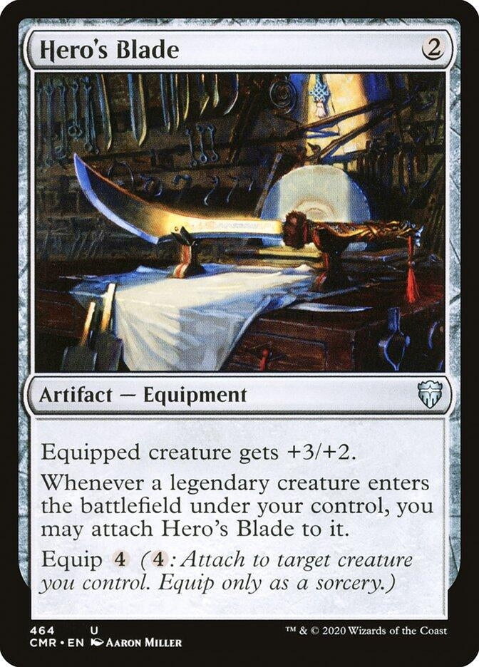 Image for Hero's Blade (464) (464) [Commander Legends] - Magic: The Gathering