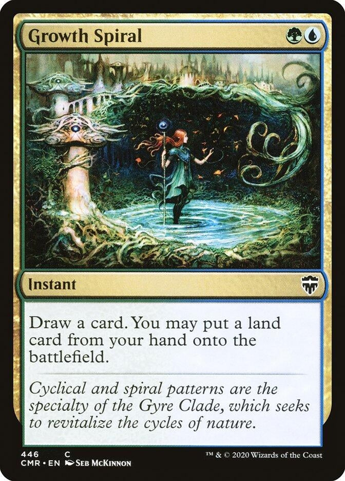Image for Growth Spiral (446) [Commander Legends] - Magic: The Gathering