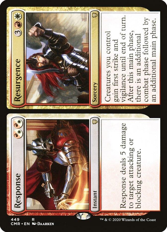 Image for Response // Resurgence (449) [Commander Legends] - Magic: The Gathering
