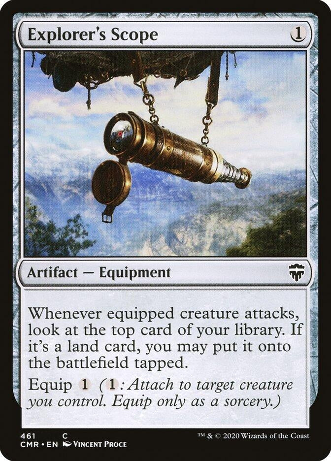 Image for Explorer's Scope (461) [Commander Legends] - Magic: The Gathering