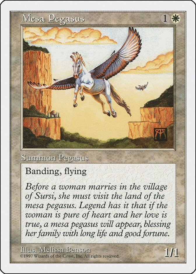 Image for Mesa Pegasus [Fifth Edition] - Magic: The Gathering