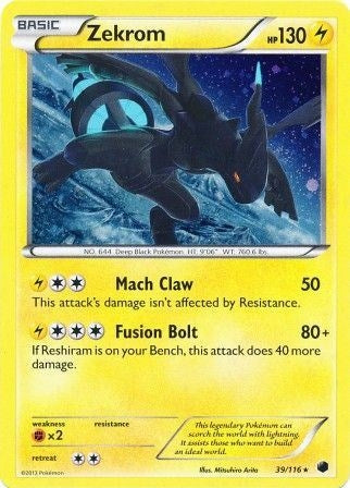 Image for Zekrom - 39/116 (Cosmos Holo) (039/116) [Miscellaneous Cards & Products] - Pokemon