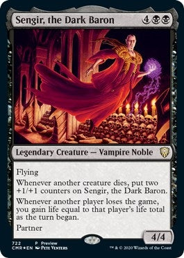 Image for Sengir, the Dark Baron (Alternate Art) (722) [Prerelease Cards] - Magic: The Gathering