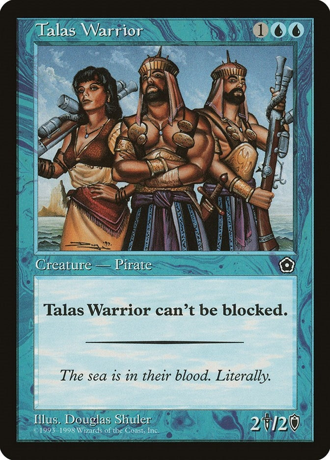 Image for Talas Warrior [Portal Second Age] - Magic: The Gathering