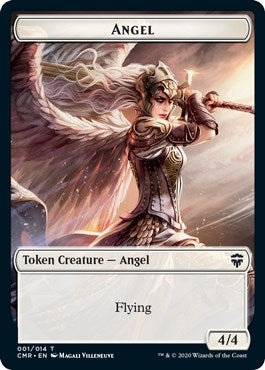 Image for Angel // Elf Warrior Double-Sided Token (1 // 8) [Commander Legends] - Magic: The Gathering