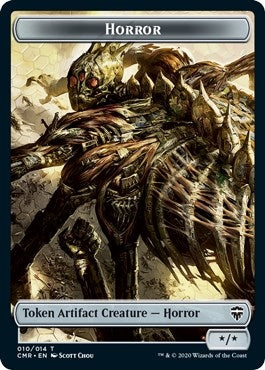 Image for Horror // Thrull Double-Sided Token (10 // 5) [Commander Legends] - Magic: The Gathering