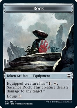 Image for Rock // Treasure Double-Sided Token (11 // 12) [Commander Legends] - Magic: The Gathering