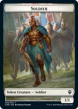 Image for Soldier // Thrull Double-Sided Token (2 // 5) [Commander Legends] - Magic: The Gathering