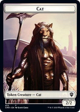 Cat // Soldier Double-Sided Token (15 // 16) [Commander Legends Tokens]