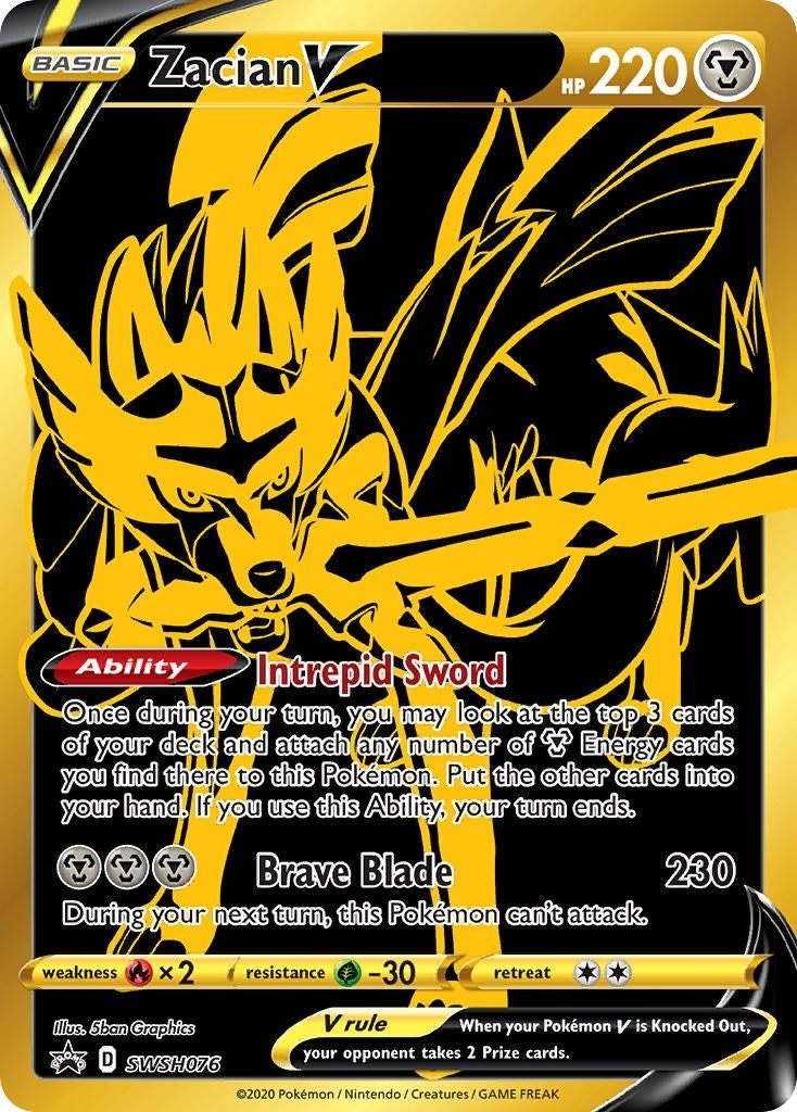 Image for Zacian V - SWSH076 (SWSH076) [SWSH: Sword & Shield Promo Cards] - Pokemon