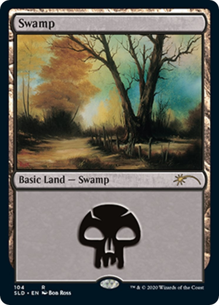 Image for Swamp (104) (Bob Ross) (104) [Secret Lair Drop Series] - Magic: The Gathering
