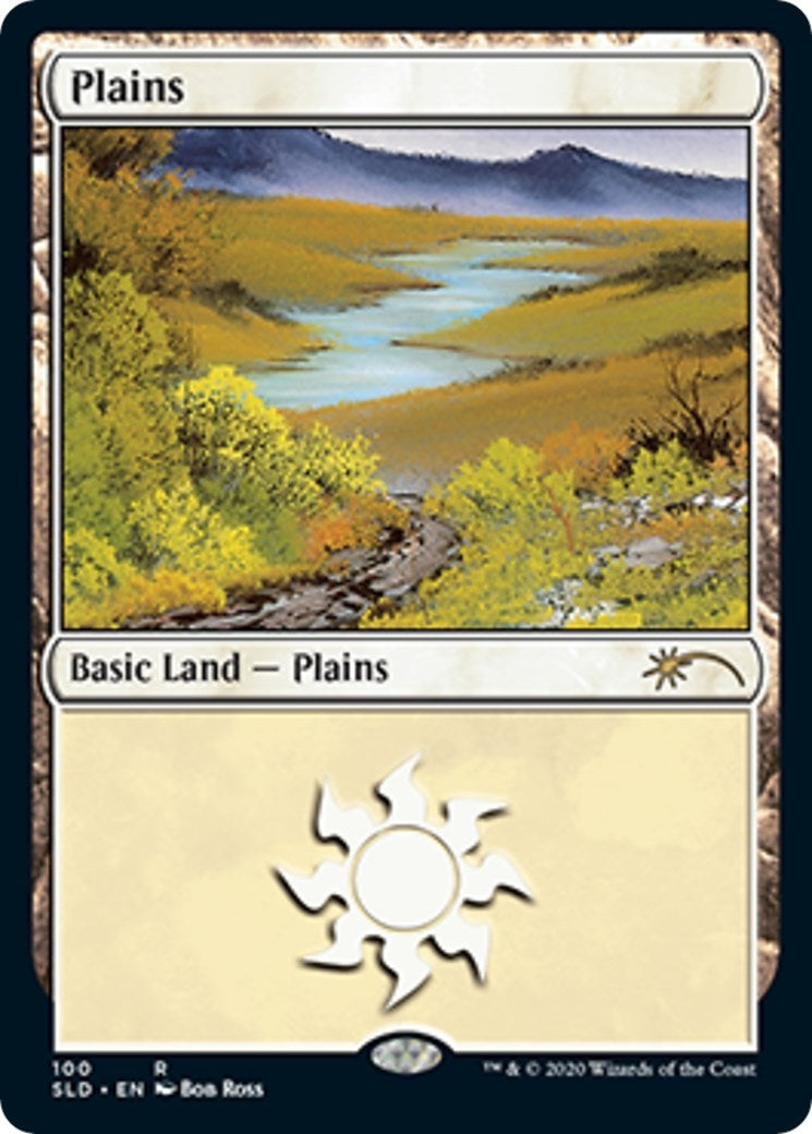 Image for Plains (100) (Bob Ross) (100) [Secret Lair Drop Series] - Magic: The Gathering