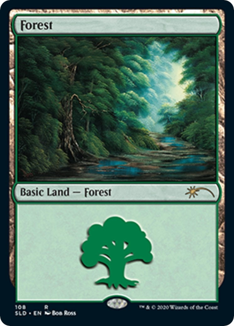 Image for Forest (108) (Bob Ross) (108) [Secret Lair Drop Series] - Magic: The Gathering