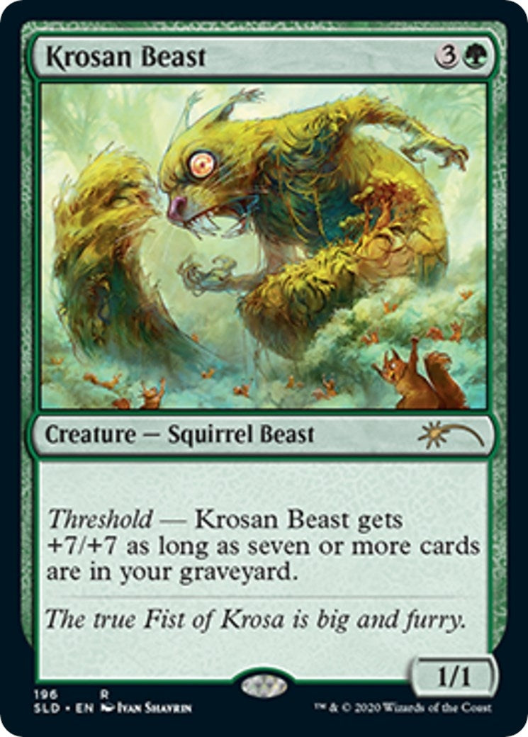 Image for Krosan Beast (196) [Secret Lair Drop Series] - Magic: The Gathering