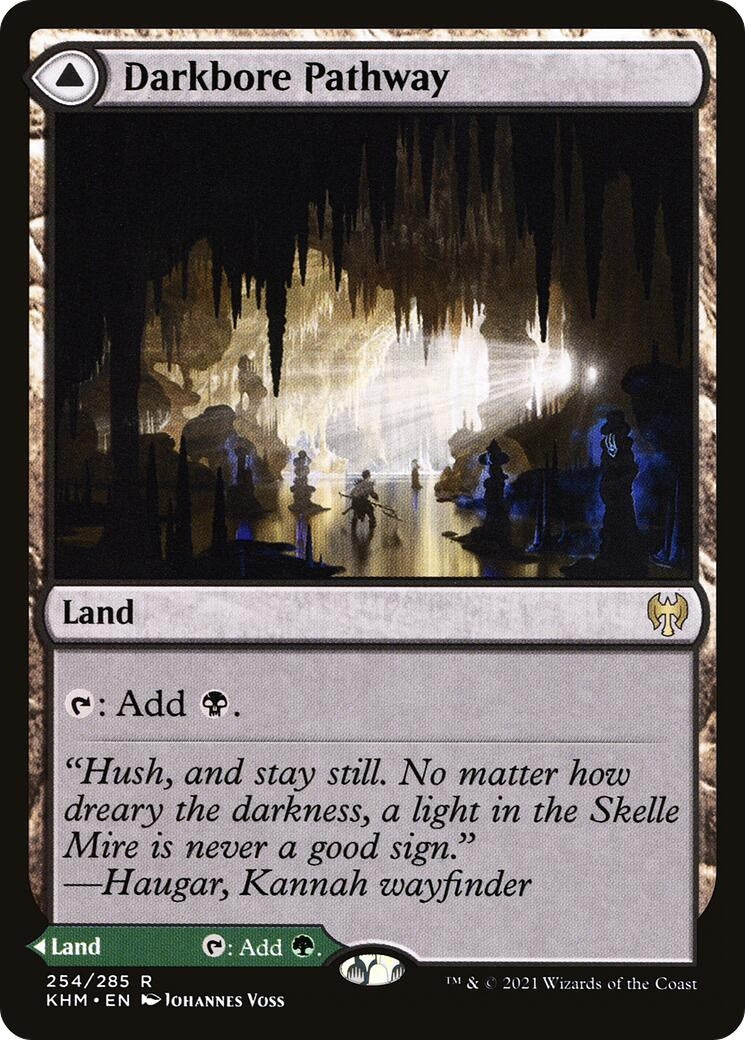 Image for Darkbore Pathway (254) [Kaldheim] - Magic: The Gathering