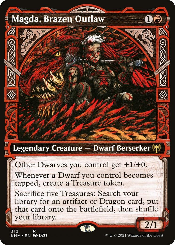 Image for Magda, Brazen Outlaw (Showcase) (312) [Kaldheim] - Magic: The Gathering