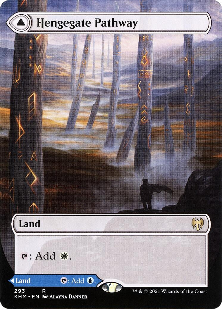 Image for Hengegate Pathway (Borderless) (293) [Kaldheim] - Magic: The Gathering