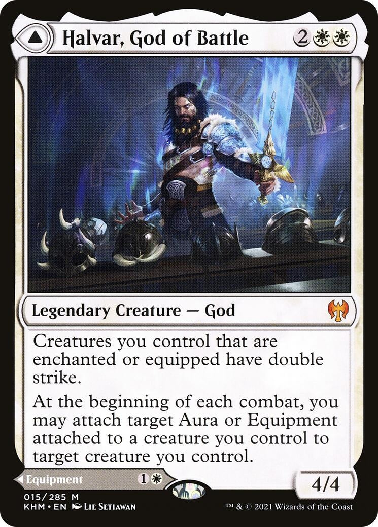 Image for Halvar, God of Battle (15) [Kaldheim] - Magic: The Gathering