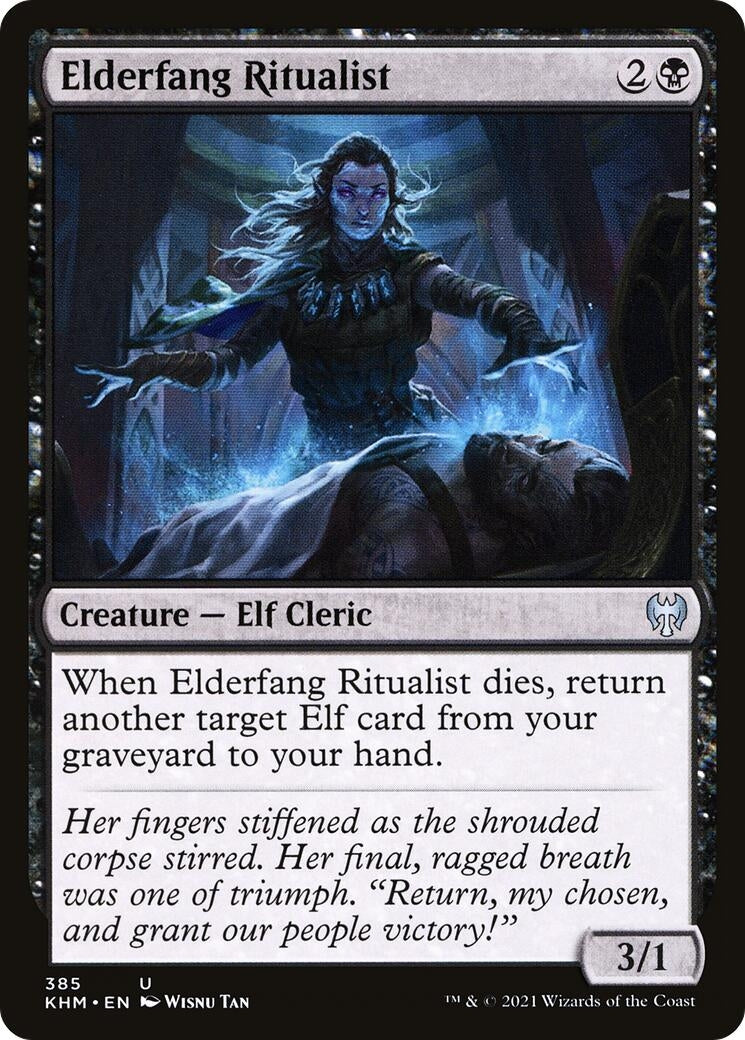 Image for Elderfang Ritualist (385) [Kaldheim] - Magic: The Gathering
