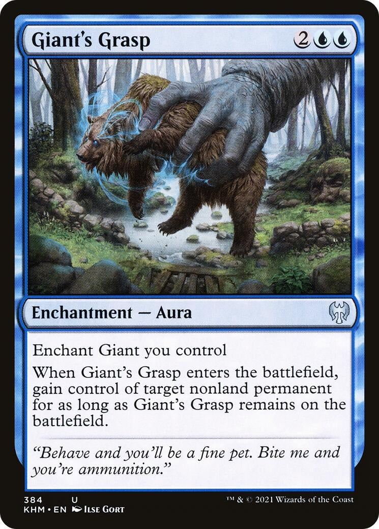 Image for Giant's Grasp (384) [Kaldheim] - Magic: The Gathering
