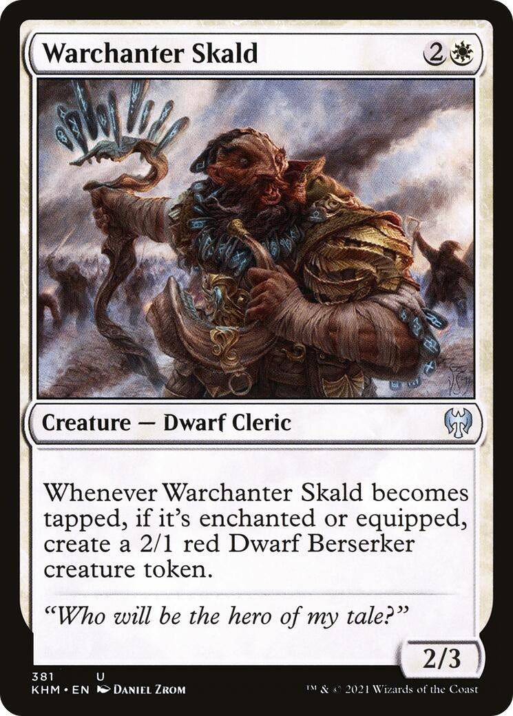 Image for Warchanter Skald (381) [Kaldheim] - Magic: The Gathering