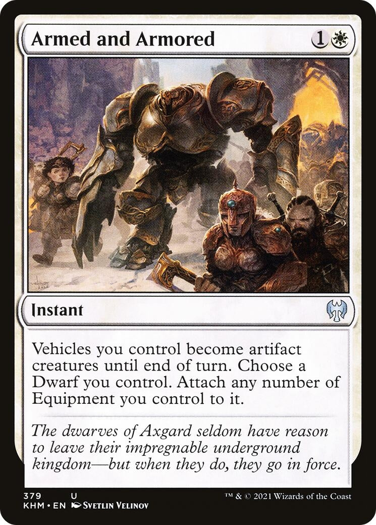 Image for Armed and Armored (379) [Kaldheim] - Magic: The Gathering