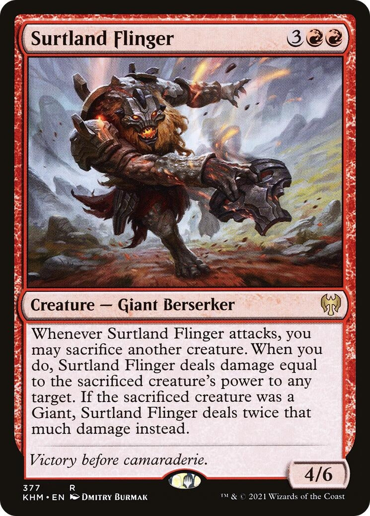 Image for Surtland Flinger (377) [Kaldheim] - Magic: The Gathering