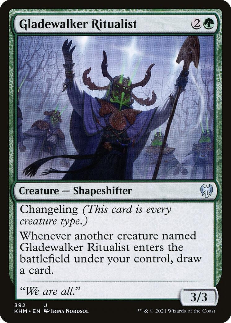 Image for Gladewalker Ritualist (392) [Kaldheim] - Magic: The Gathering