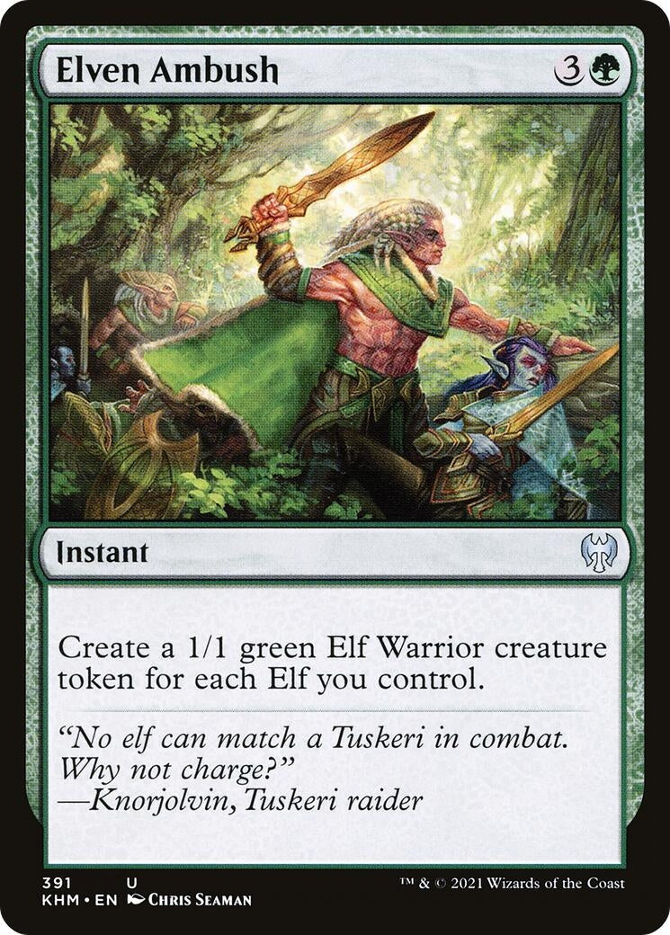 Image for Elven Ambush (391) [Kaldheim] - Magic: The Gathering
