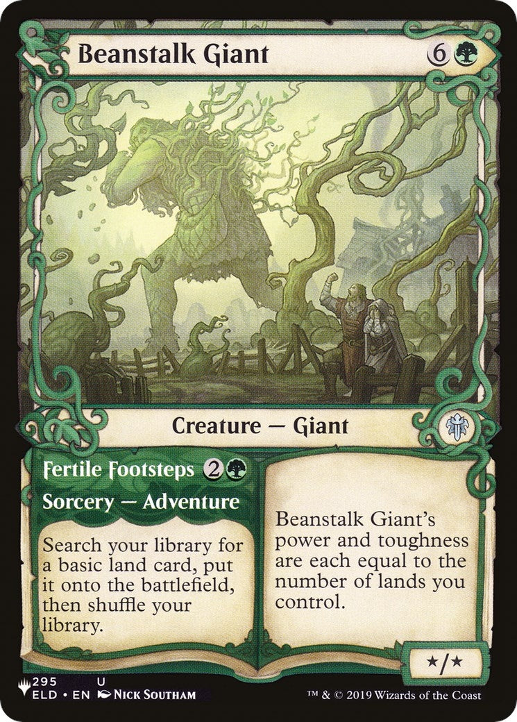 Image for Beanstalk Giant (Showcase) (295/269) [The List Reprints] - Magic: The Gathering