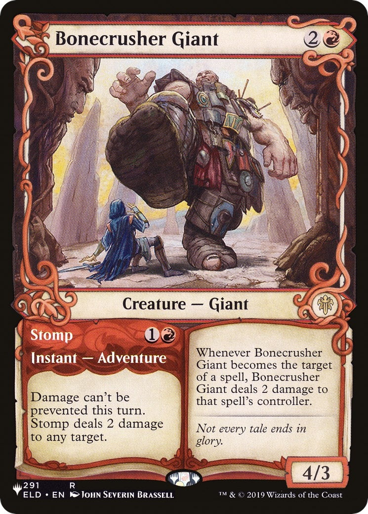 Image for Bonecrusher Giant (Showcase) (291/269) [The List Reprints] - Magic: The Gathering