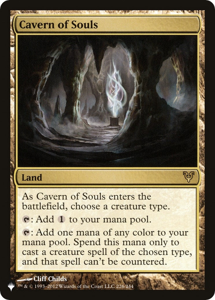 Image for Cavern of Souls (226/244) [The List Reprints] - Magic: The Gathering