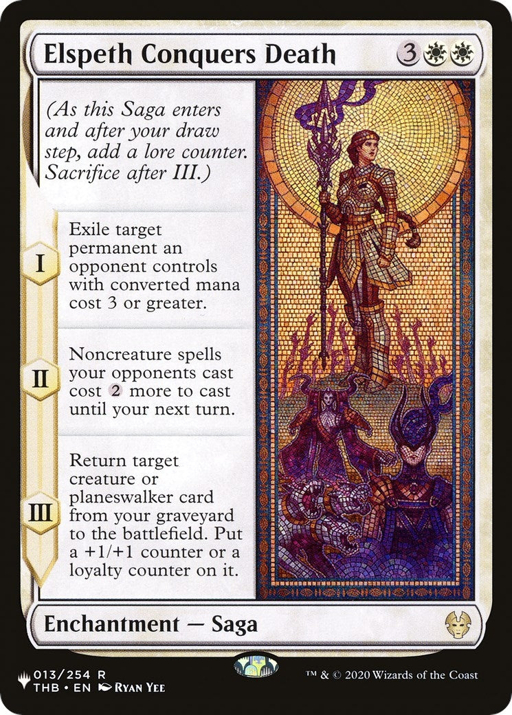 Image for Elspeth Conquers Death (013/254) [The List Reprints] - Magic: The Gathering