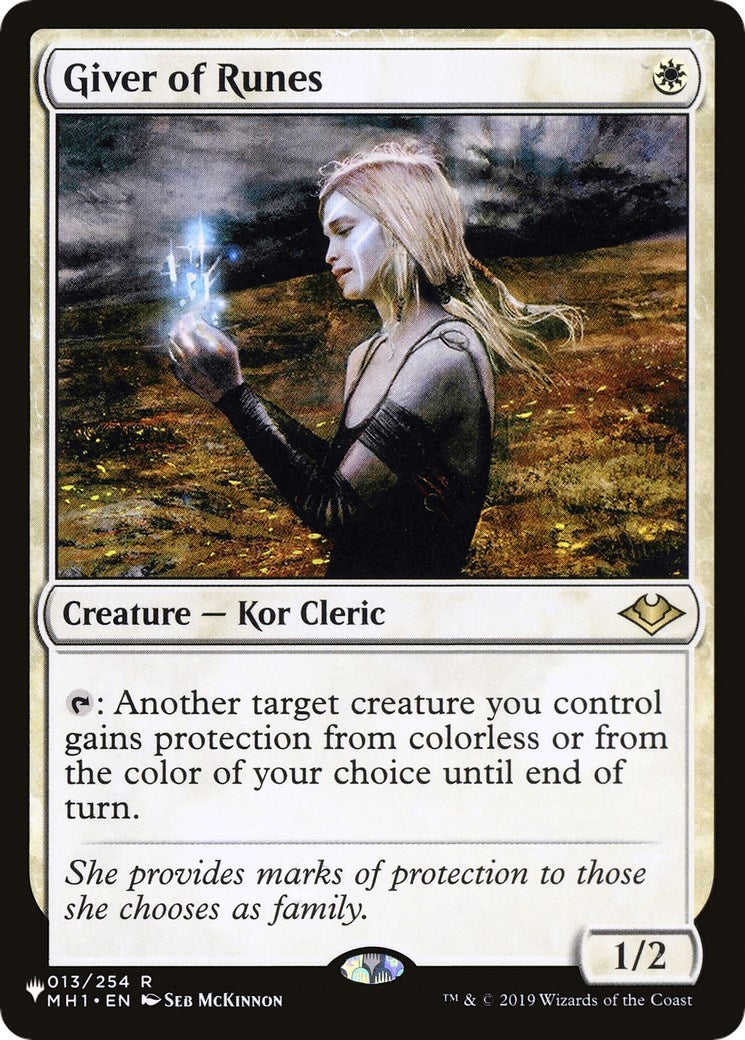 Image for Giver of Runes (013/254) [The List Reprints] - Magic: The Gathering