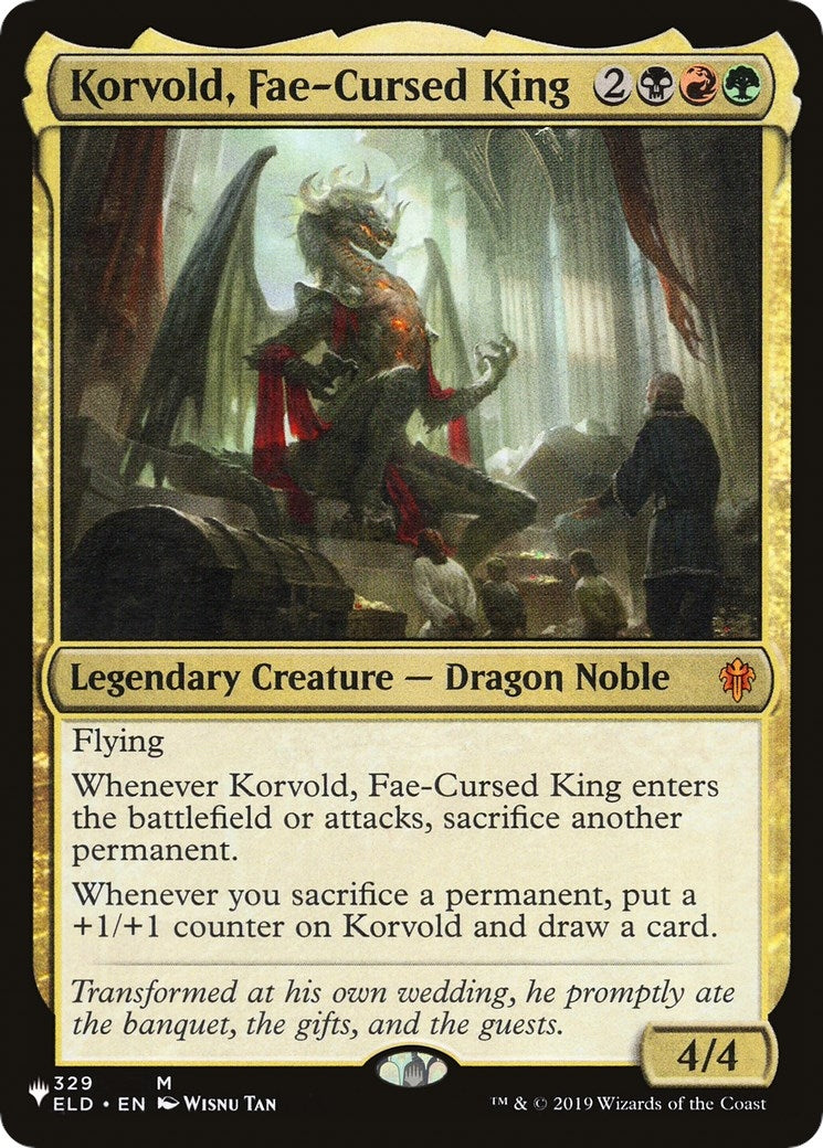Image for Korvold, Fae-Cursed King (329/269) [The List Reprints] - Magic: The Gathering