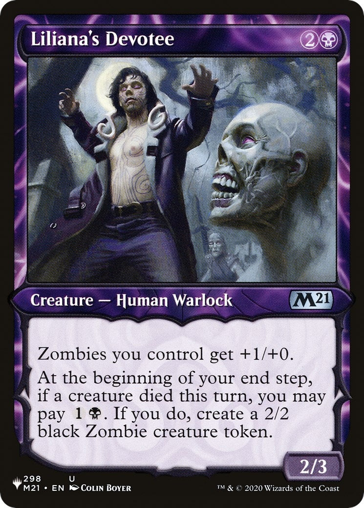 Image for Liliana's Devotee (Showcase) (298/274) [The List Reprints] - Magic: The Gathering