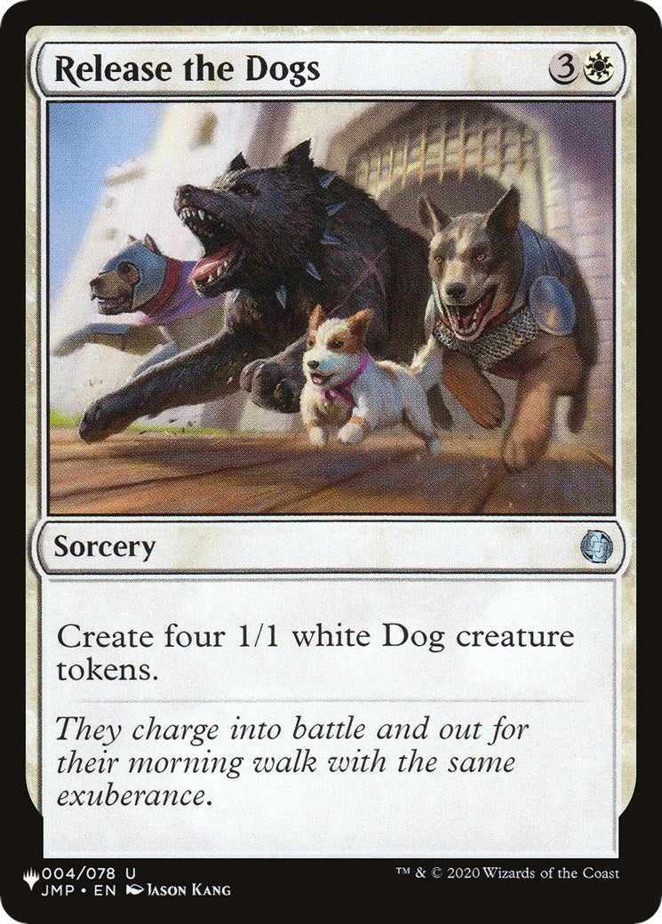 Image for Release the Dogs (004/078) [The List Reprints] - Magic: The Gathering