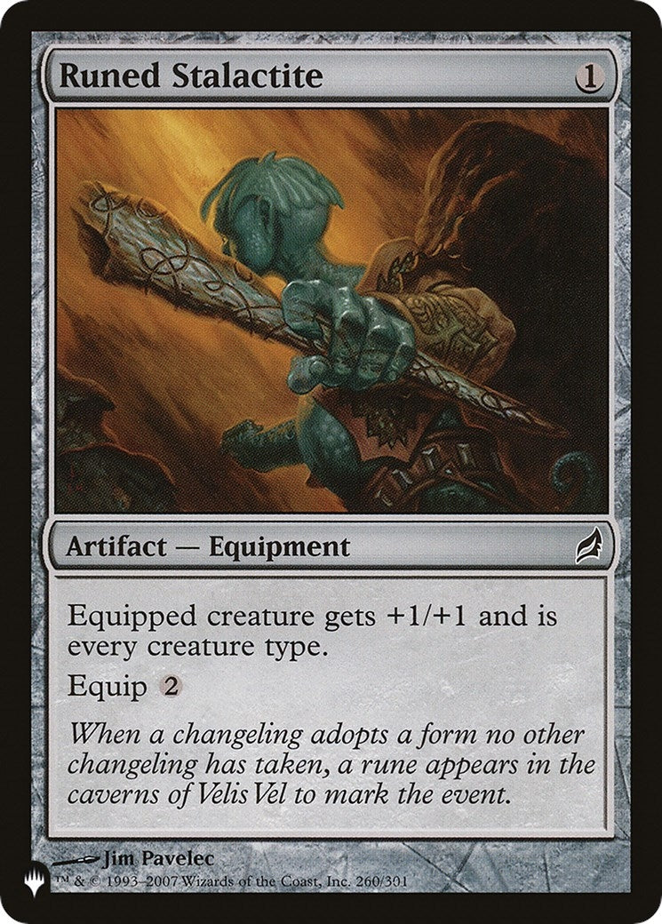 Image for Runed Stalactite (260/301) [The List Reprints] - Magic: The Gathering
